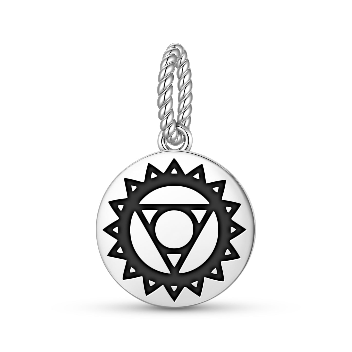 Vishuddha – Throat chakra Chakra Symbols Pendant Dangle Charm