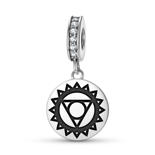 Vishuddha – Throat chakra Chakra Symbols Pendant Dangle Charm