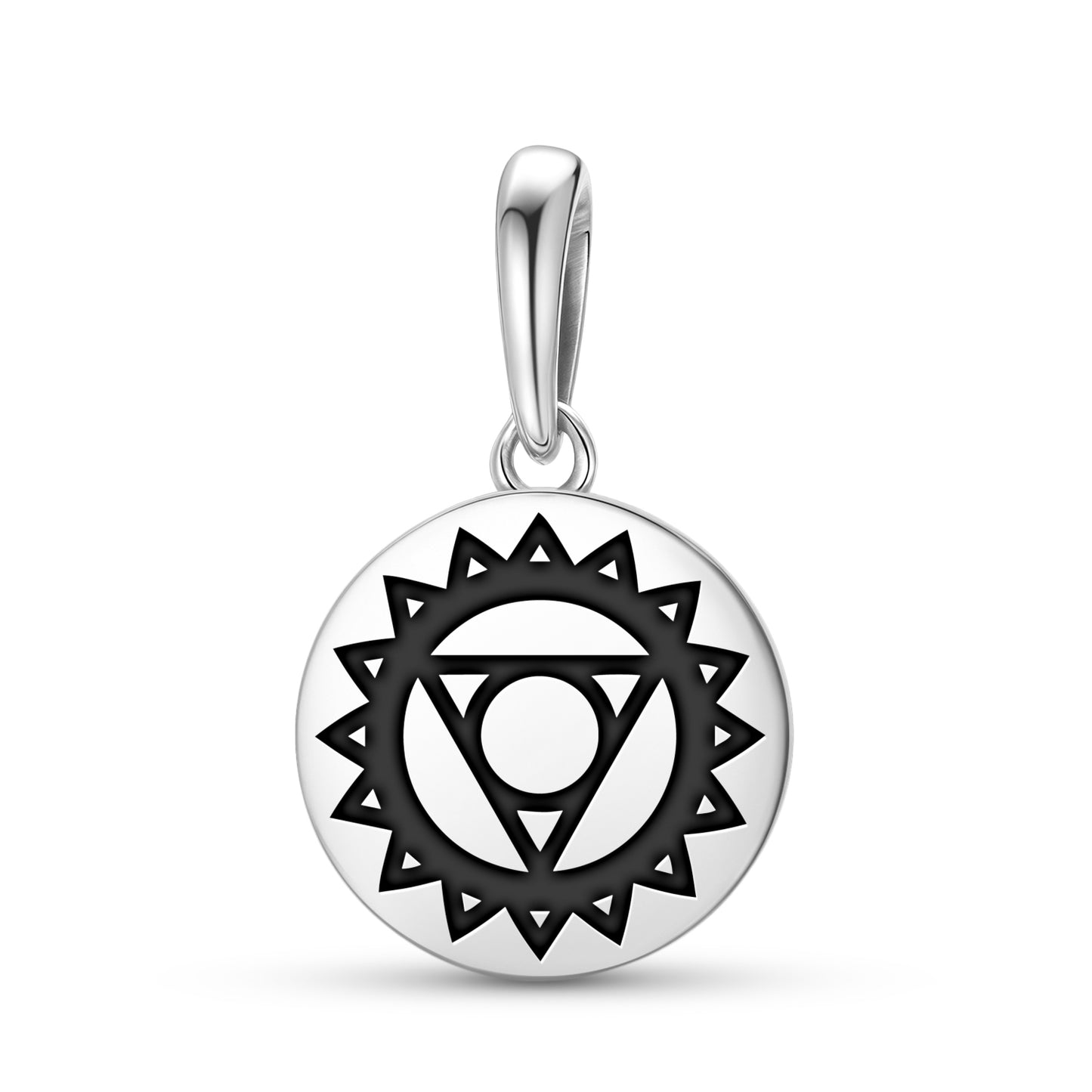 Vishuddha – Throat chakra Chakra Symbols Pendant Dangle Charm