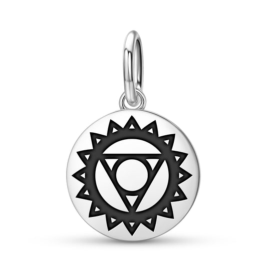 Vishuddha – Throat chakra Chakra Symbols Pendant Dangle Charm