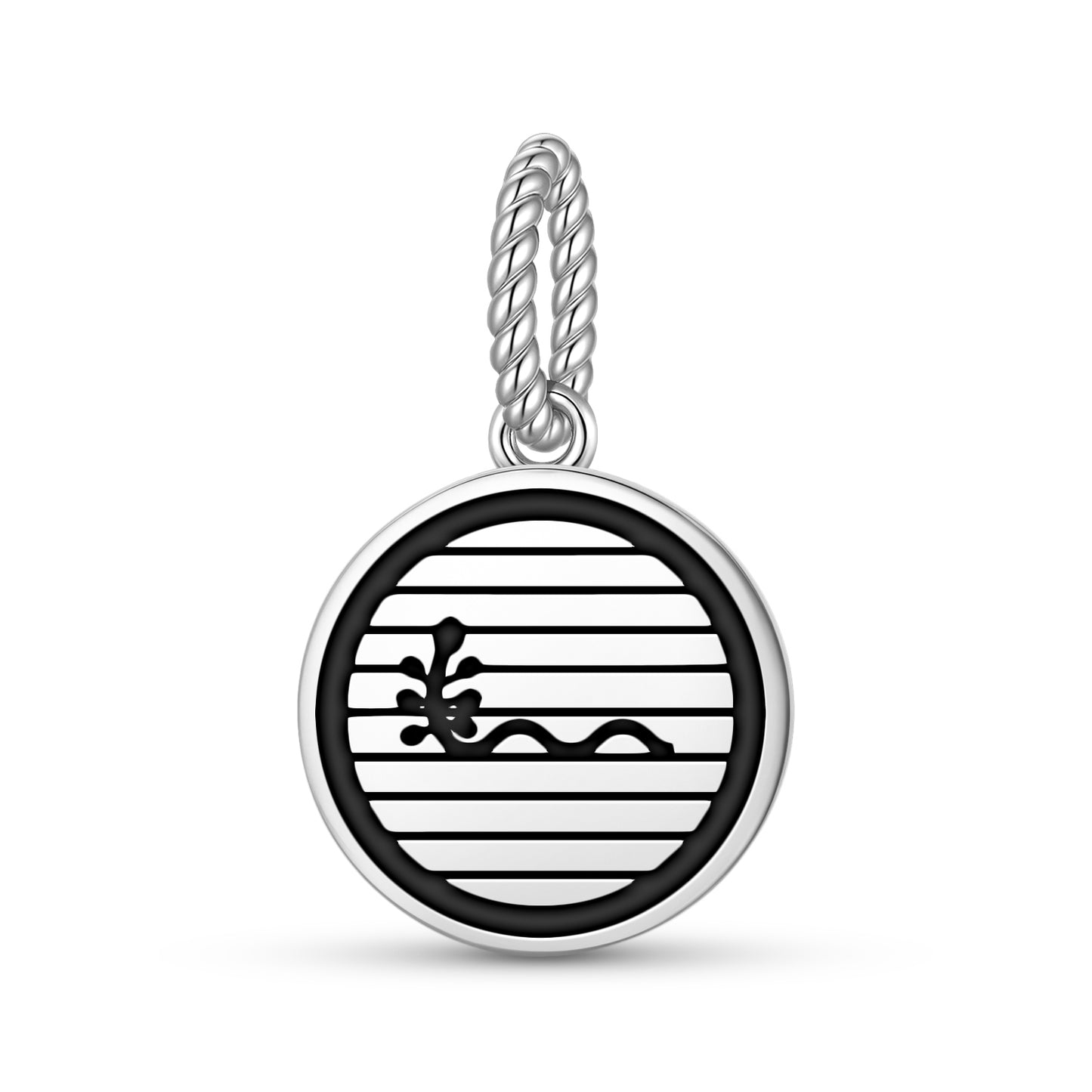 The Universe Mu Lemurian Symbols Pendant Dangle Charm