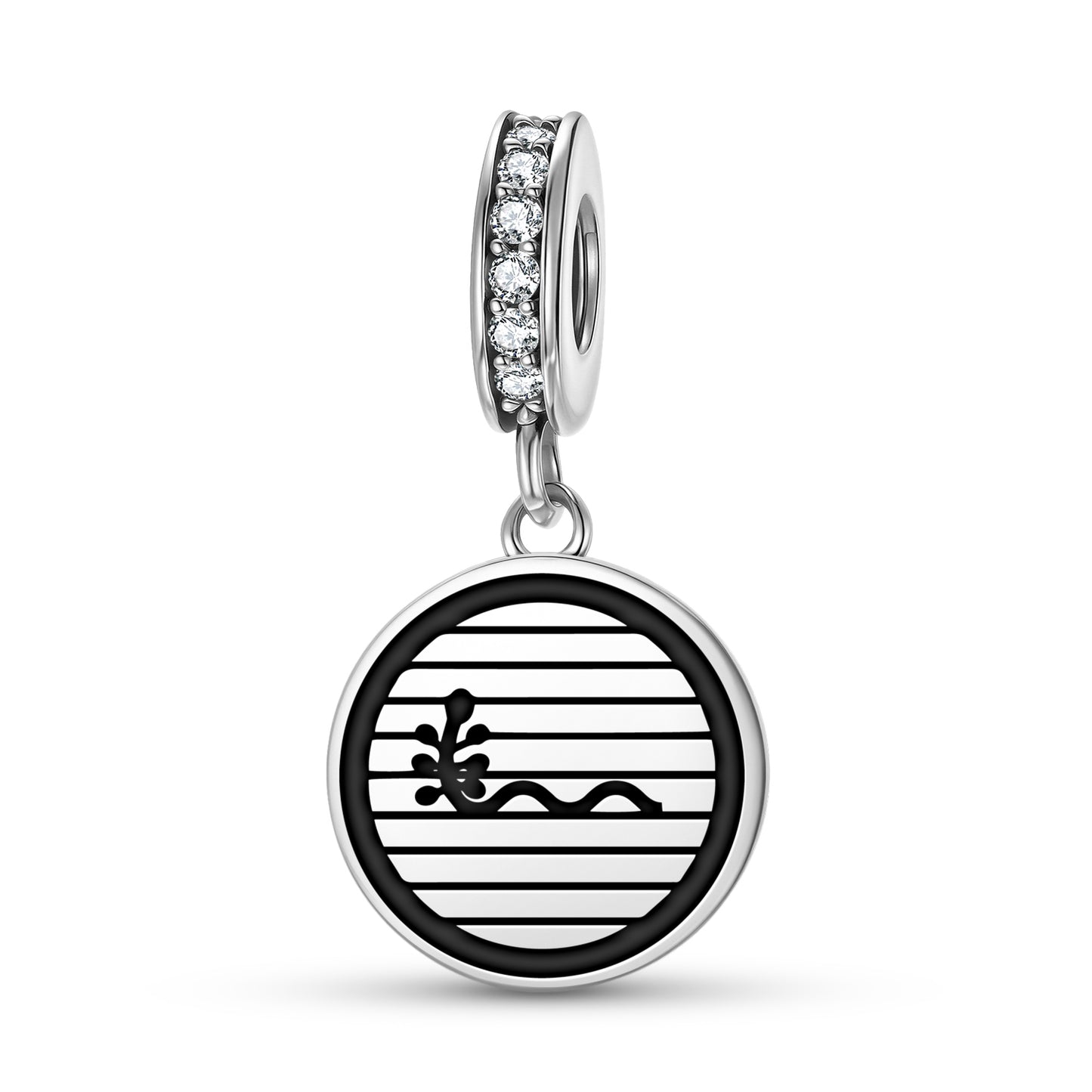 The Universe Mu Lemurian Symbols Pendant Dangle Charm