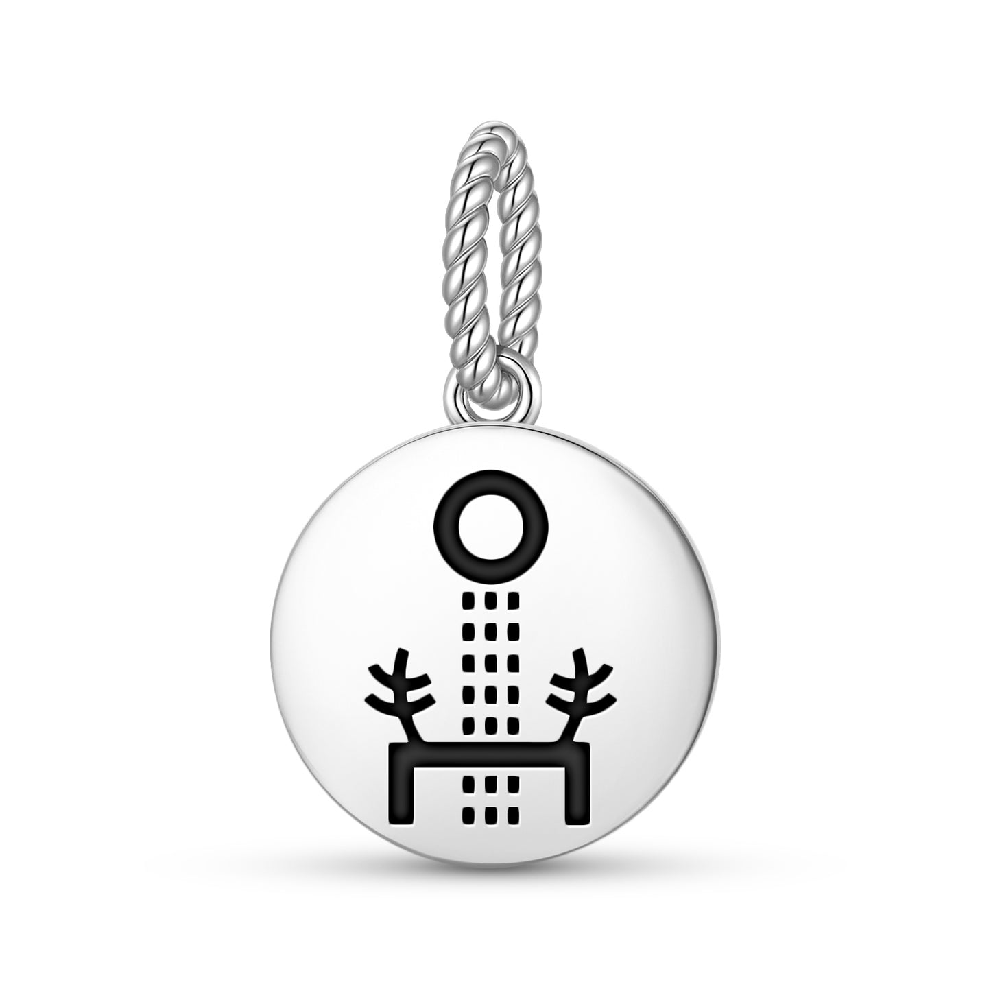 Sun Forces Mu Lemurian Symbols Pendant Dangle Charm