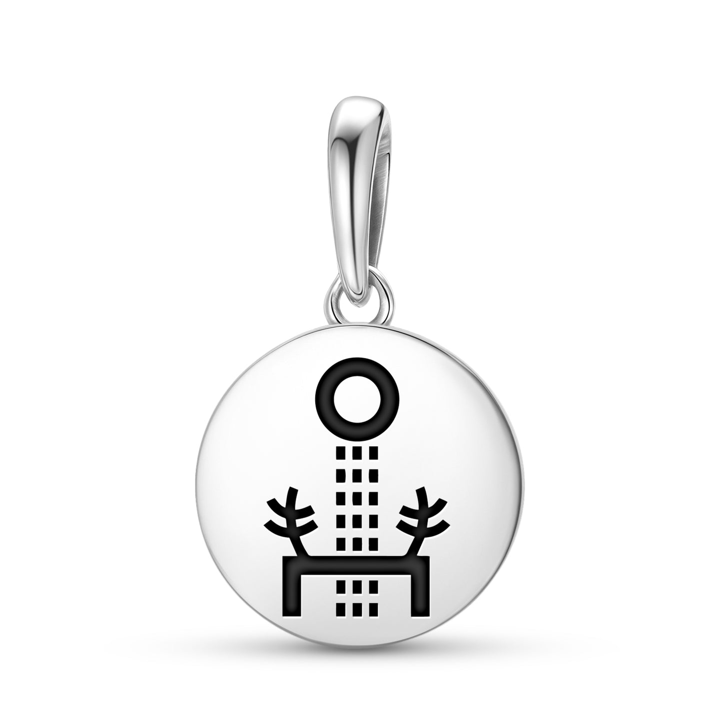 Sun Forces Mu Lemurian Symbols Pendant Dangle Charm