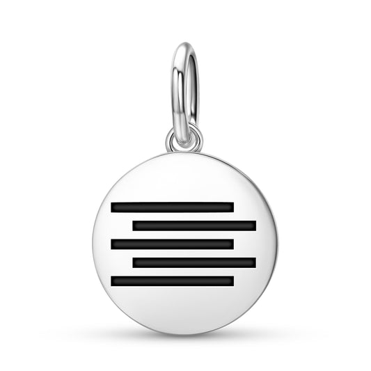 Space Mu Lemurian Symbols Pendant Dangle Charm