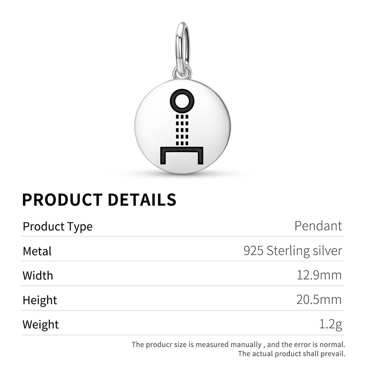 Light Forces Mu Lemurian Symbols Pendant Dangle Charm