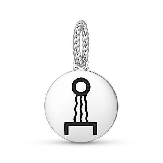 Heat Force Mu Lemurian Symbols Pendant Dangle Charm