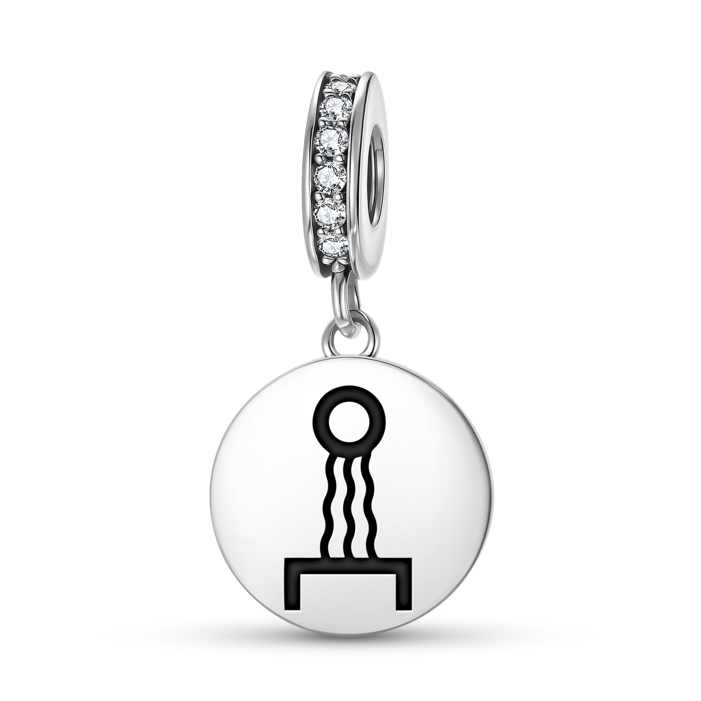Heat Force Mu Lemurian Symbols Pendant Dangle Charm