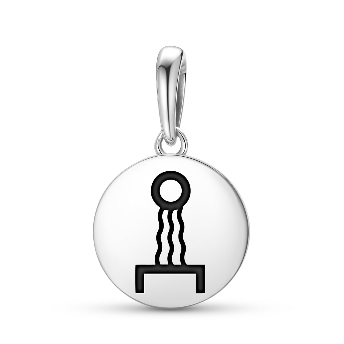 Heat Force Mu Lemurian Symbols Pendant Dangle Charm