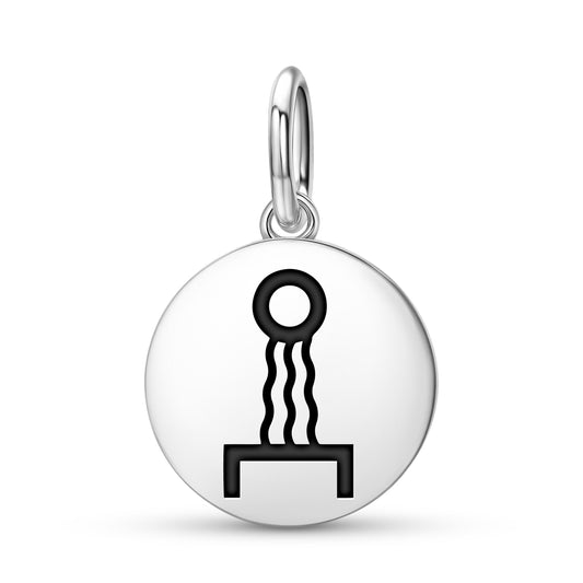 Heat Force Mu Lemurian Symbols Pendant Dangle Charm