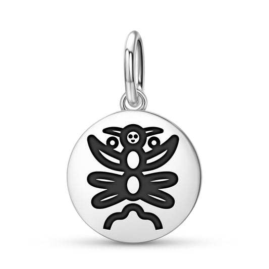 First Man-Woman Mu Lemurian Symbols Pendant Dangle Charm