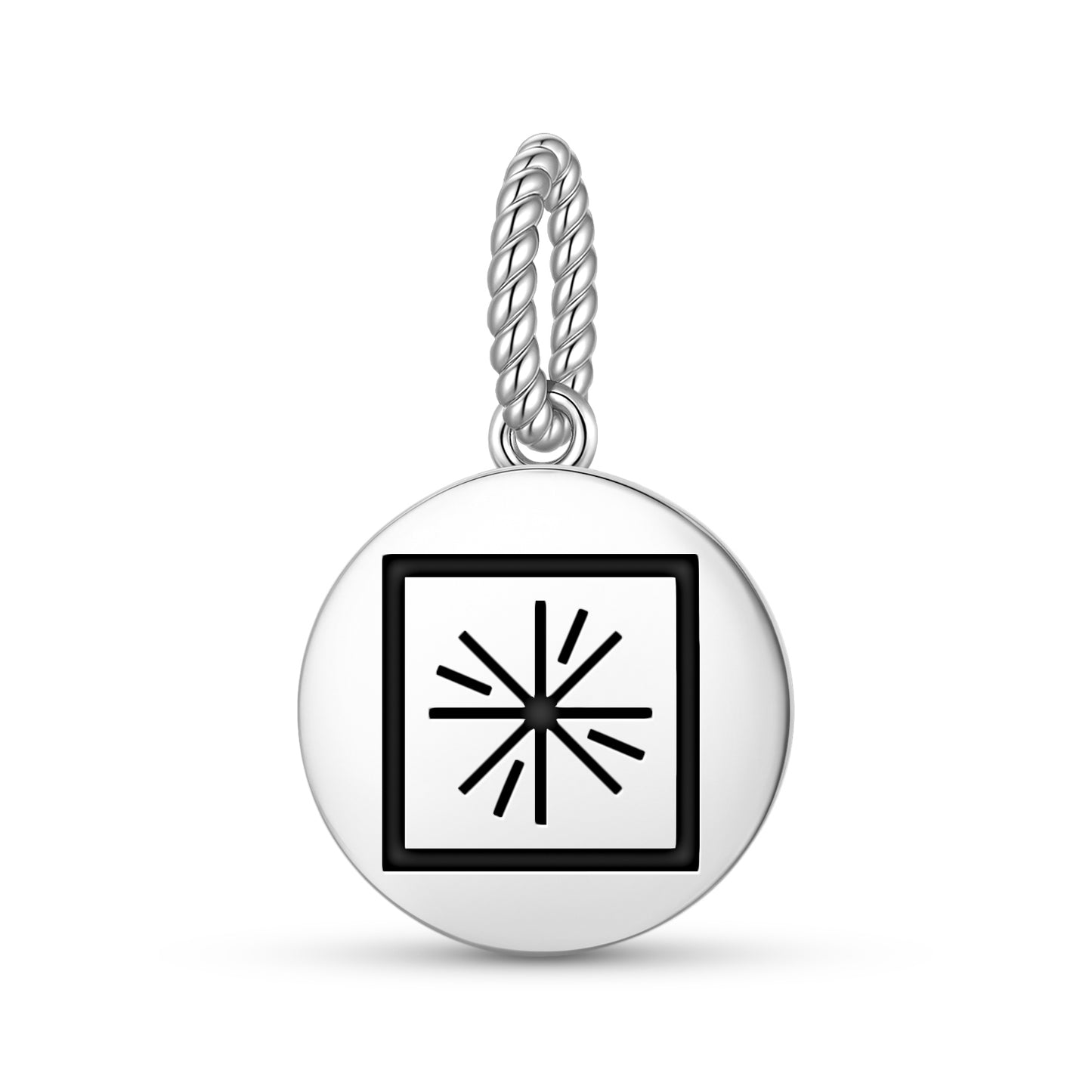 Earth's Center Mu Lemurian Symbols Pendant Dangle Charm