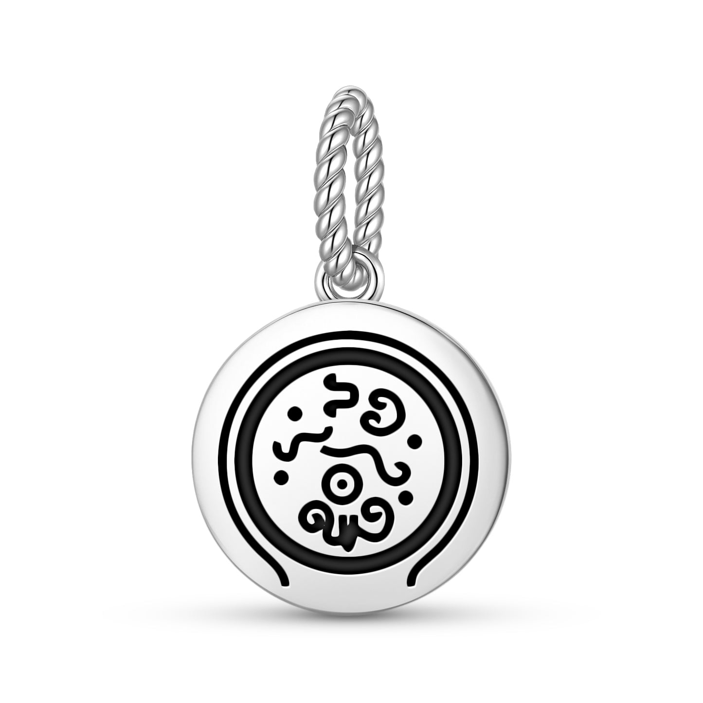 Destruction of Mu Mu Lemurian Symbols Pendant Dangle Charm