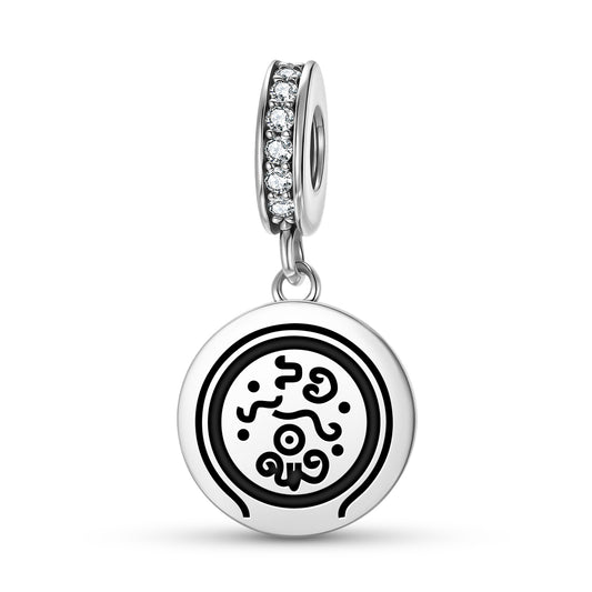 Destruction of Mu Mu Lemurian Symbols Pendant Dangle Charm