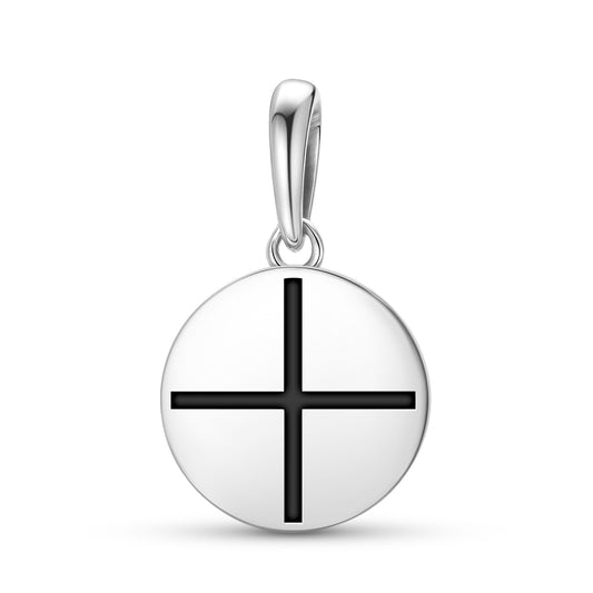The Plain Cross – Almighty Mu Lemurian Symbols Pendant Dangle Charm