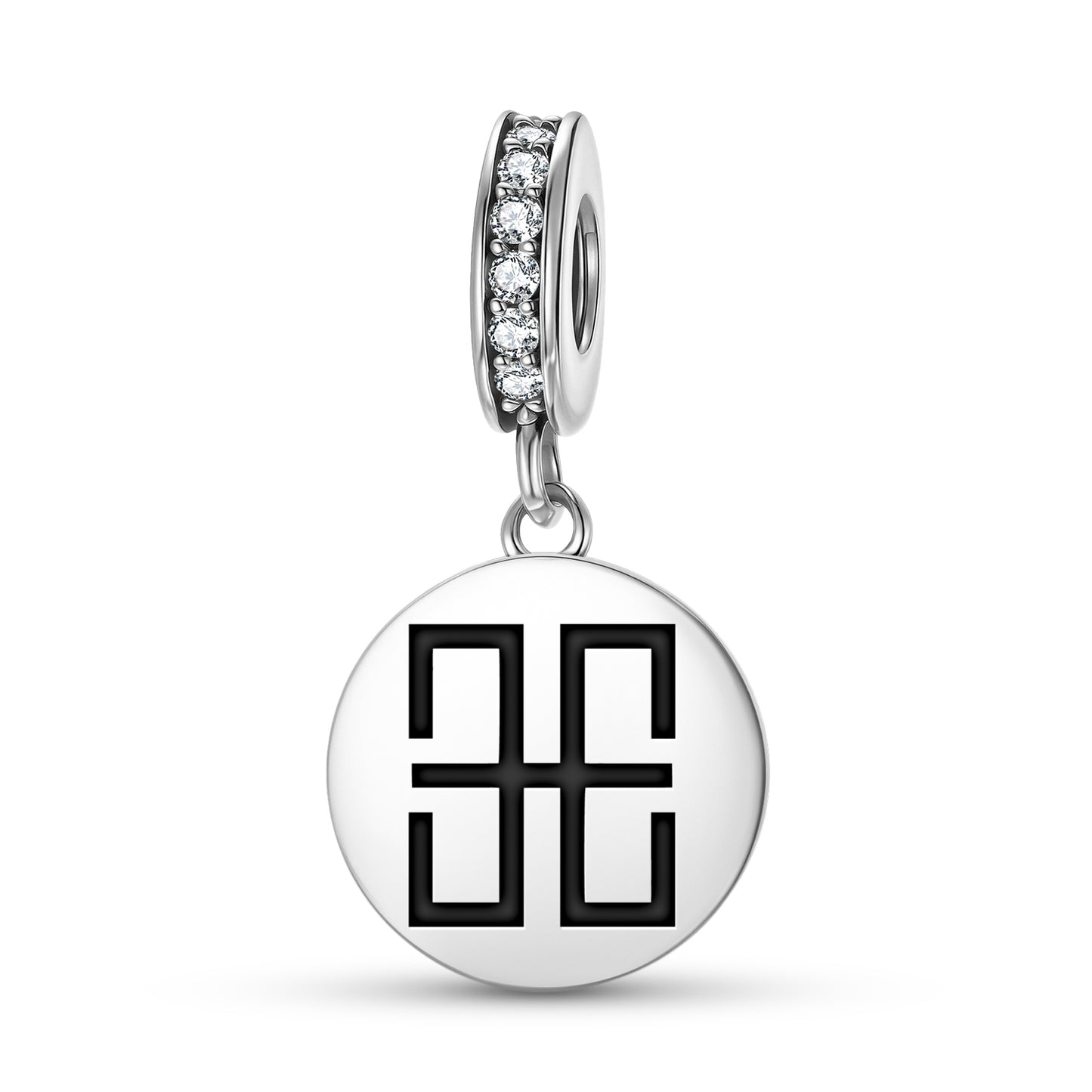 The Cross of The Moon Latvian Symbols Pendant Dangle Charm