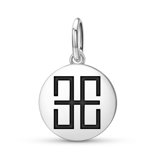 The Cross of The Moon Latvian Symbols Pendant Dangle Charm