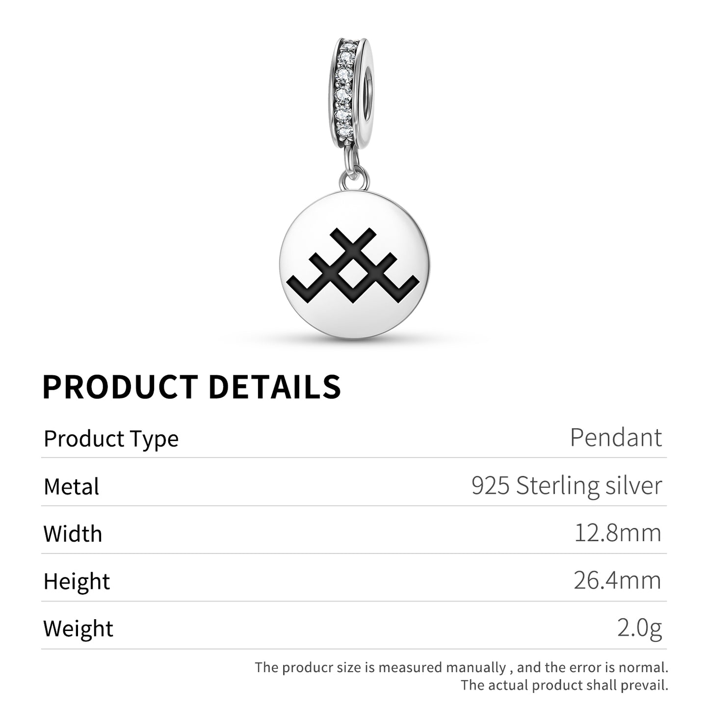 Austra's koks Latvian Symbols Pendant Dangle Charm