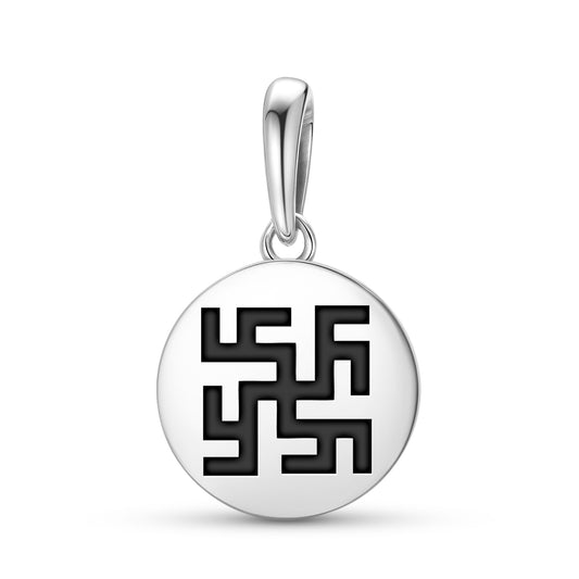 Thunder cross Latvian Symbols Pendant Dangle Charm