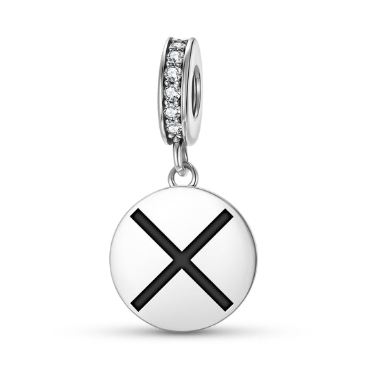 Slipais Krusts Latvian Symbols Pendant Dangle Charm