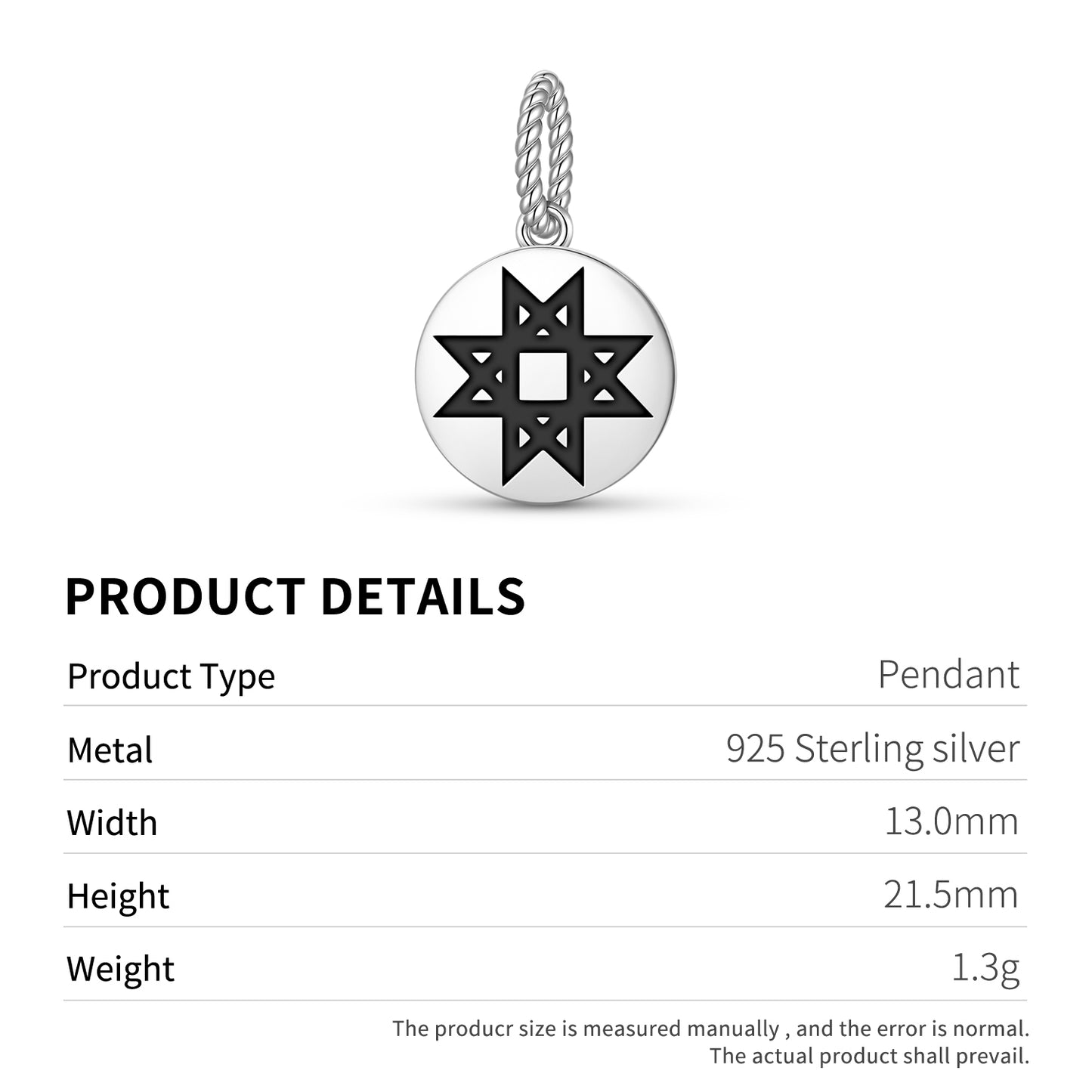 Auseklis – Morning star Latvian Symbols Pendant Dangle Charm