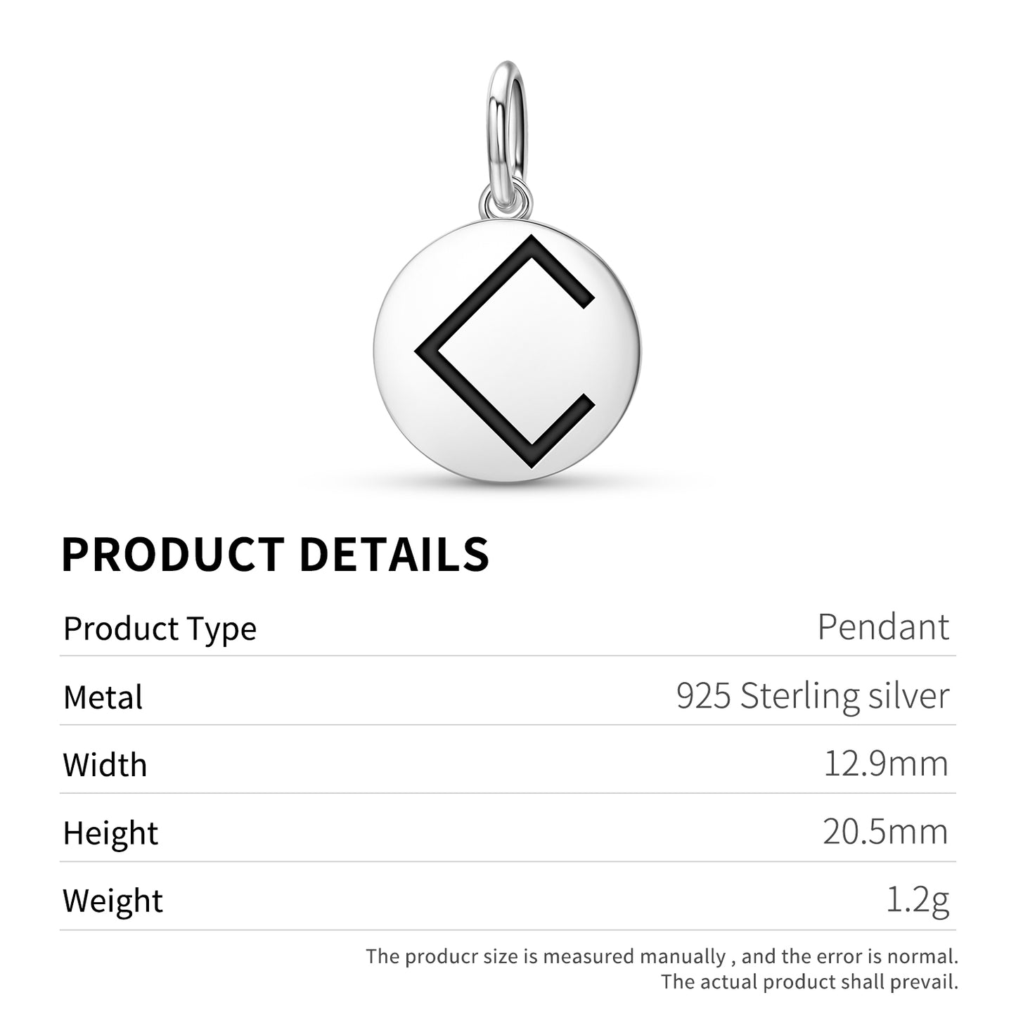 Mēness Latvian Symbols Pendant Dangle Charm