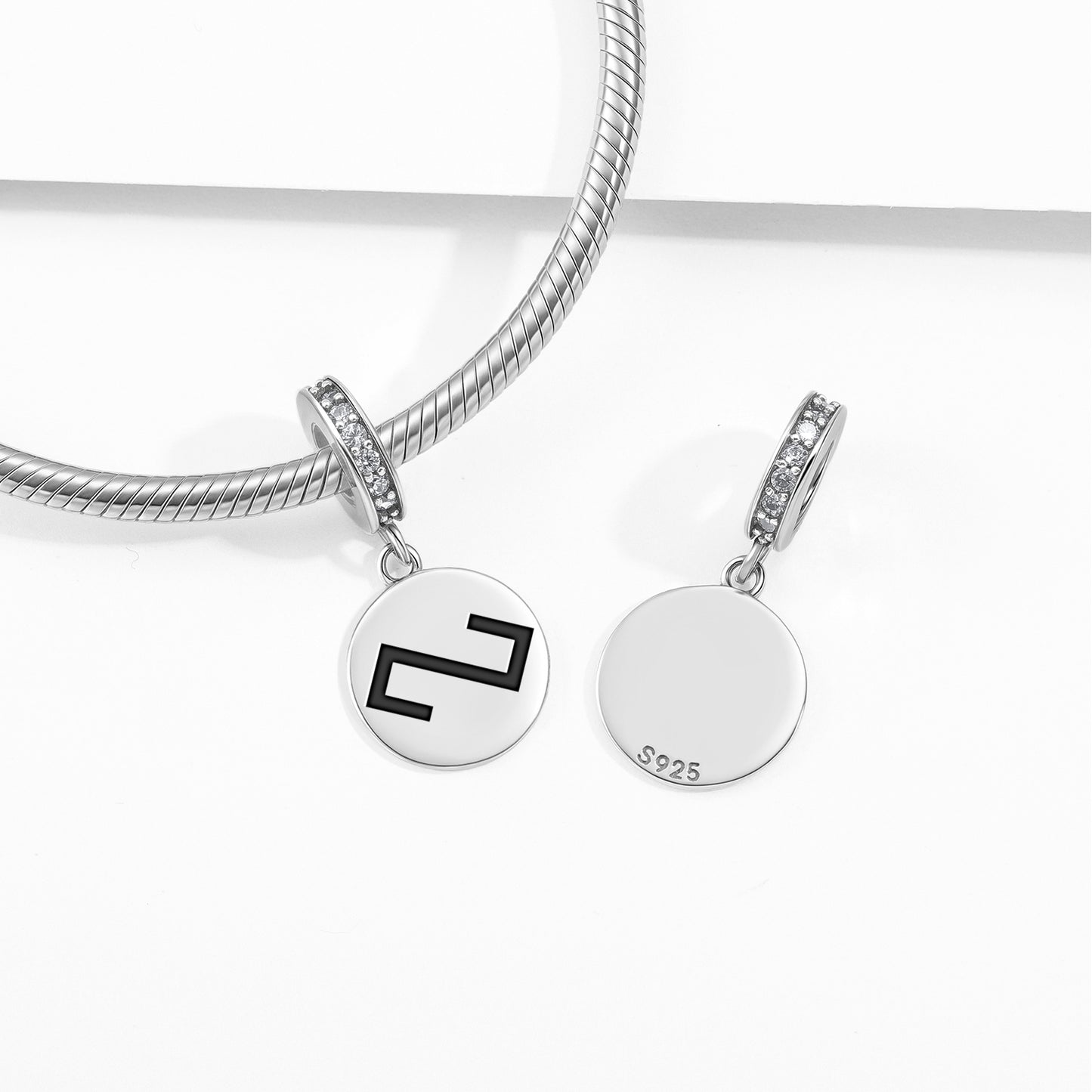 Zalktis – Grass snake Latvian Symbols Pendant Dangle Charm