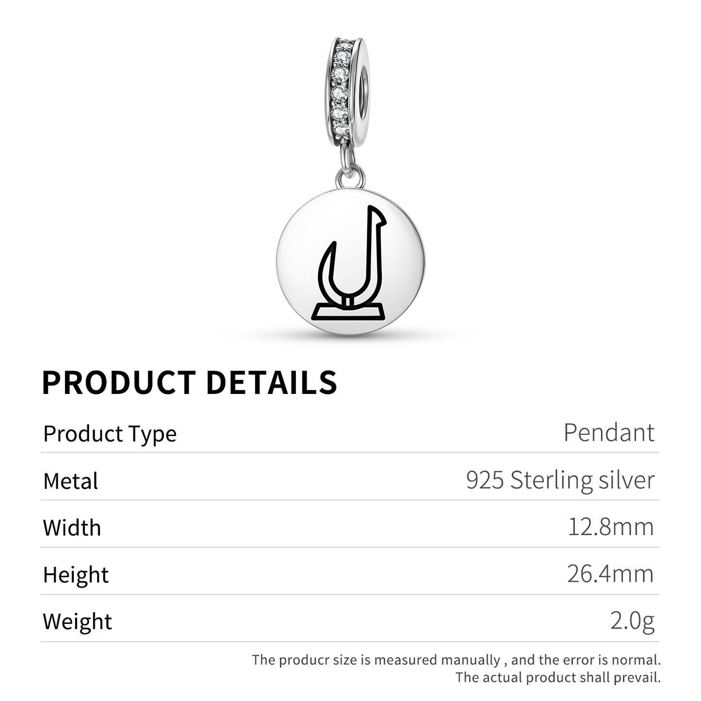 Mangai Easter Island Rapa Nui Symbols Pendant Dangle Charm