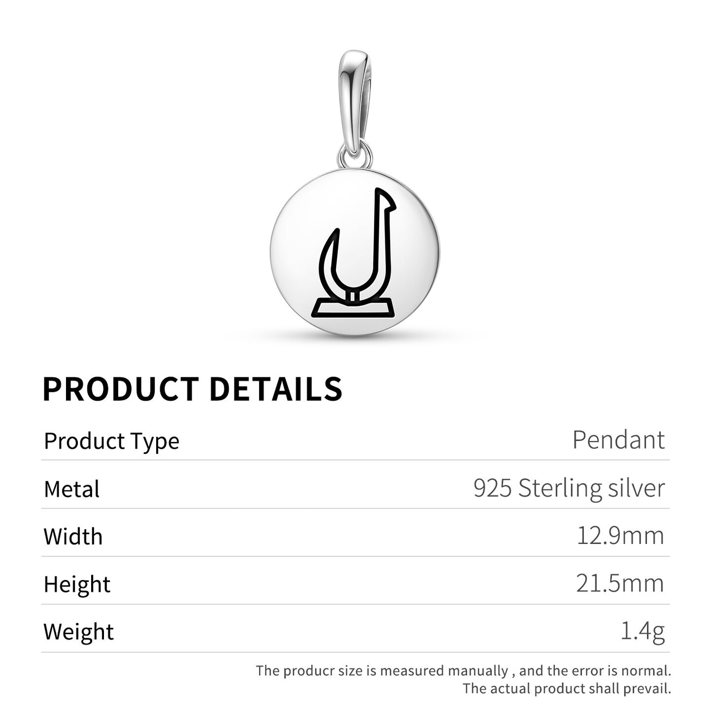 Mangai Easter Island Rapa Nui Symbols Pendant Dangle Charm