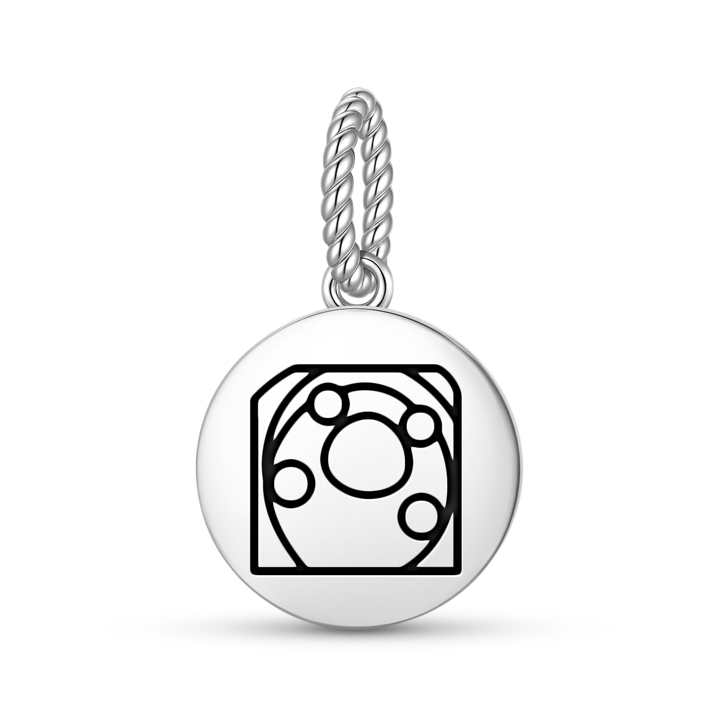 Ahu Te Pito Kura Easter Island Rapa Nui Symbols Pendant Dangle Charm