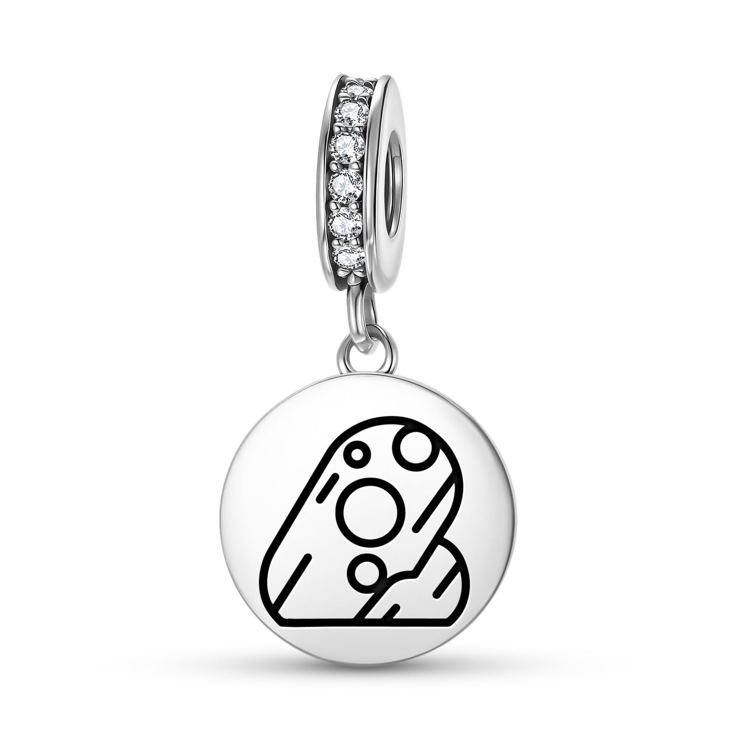 Pu o Hiro Easter Island Rapa Nui Symbols Pendant Dangle Charm