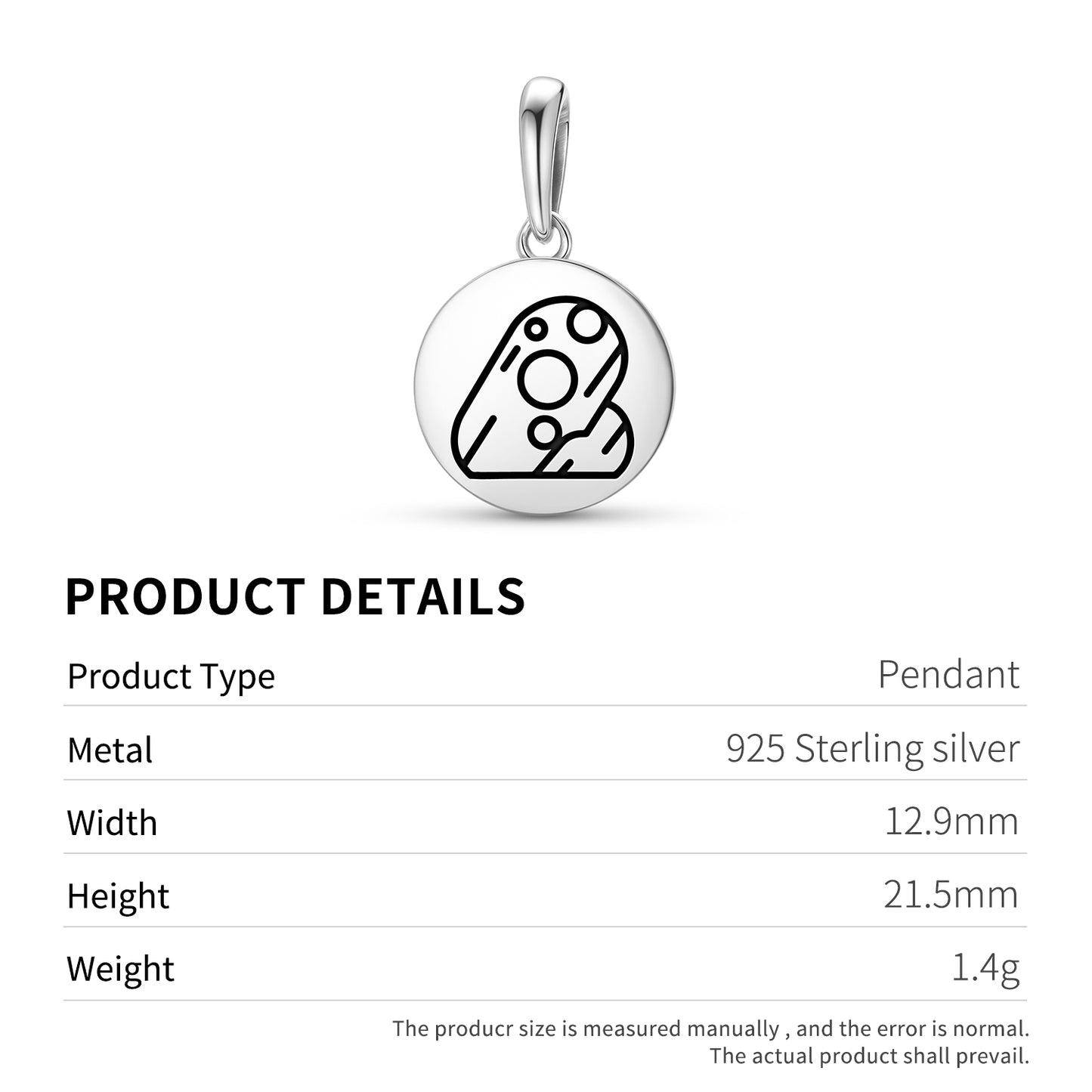 Pu o Hiro Easter Island Rapa Nui Symbols Pendant Dangle Charm