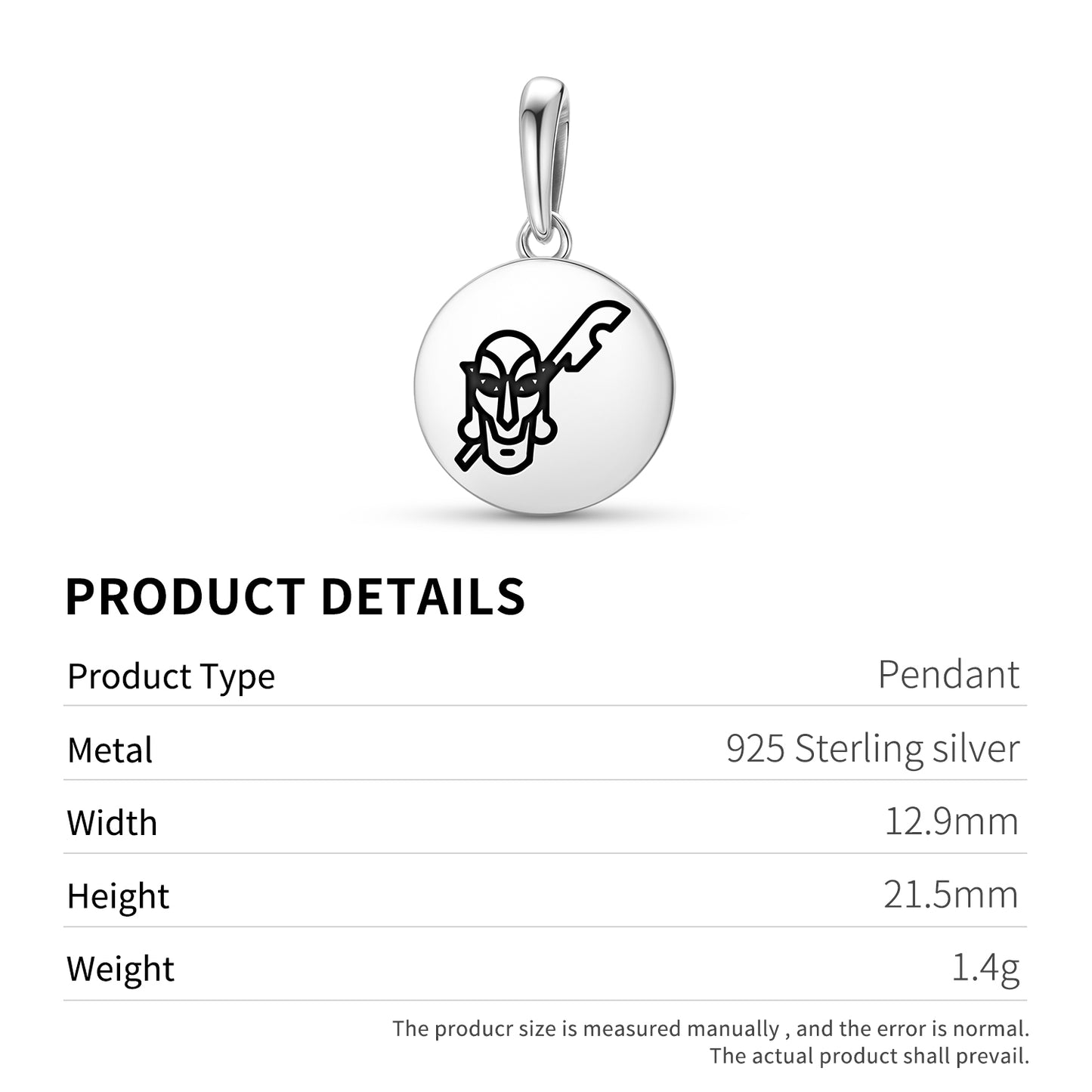 Uoke Easter Island Rapa Nui Symbols Pendant Dangle Charm