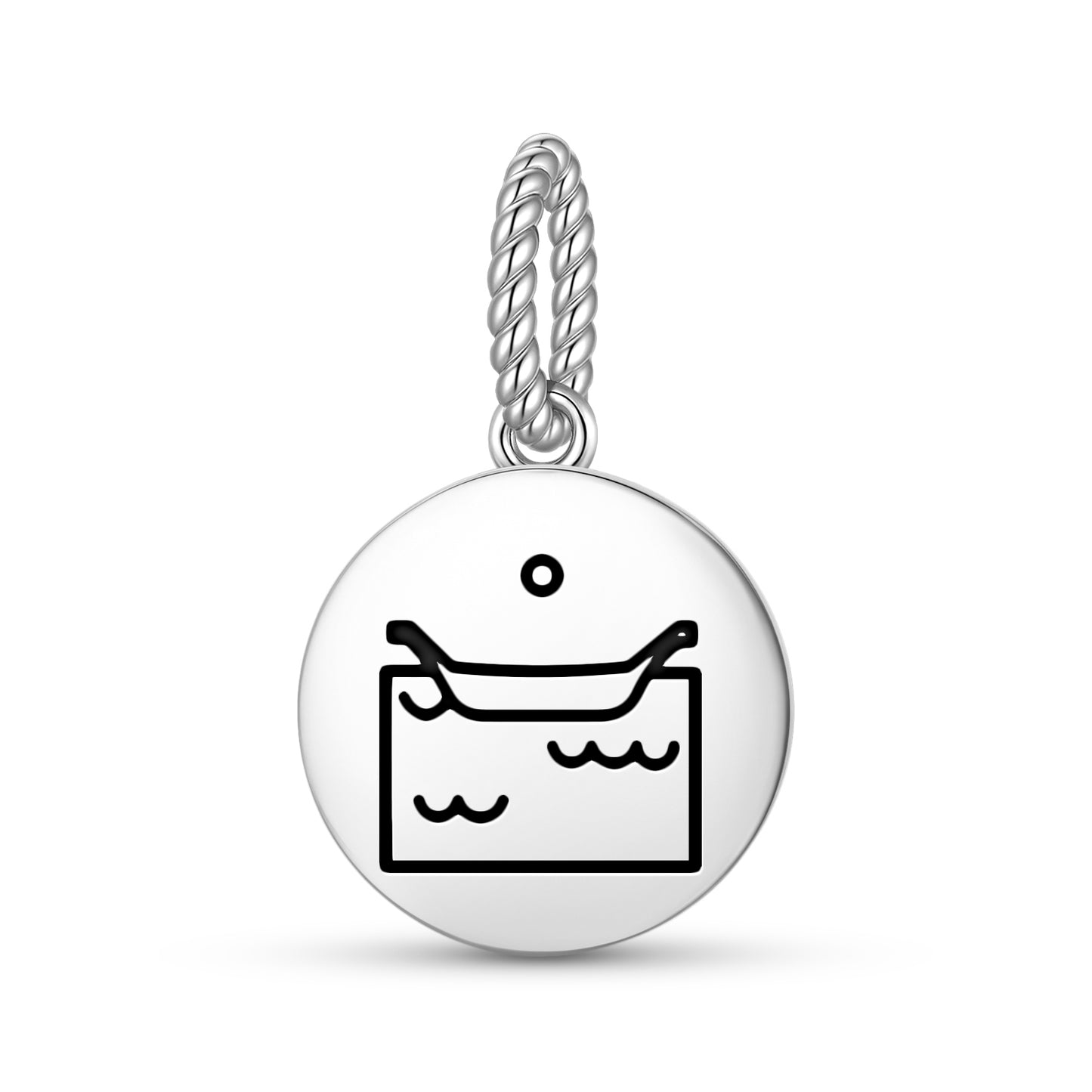 Rapa Nui canoe Easter Island Rapa Nui Symbols Pendant Dangle Charm
