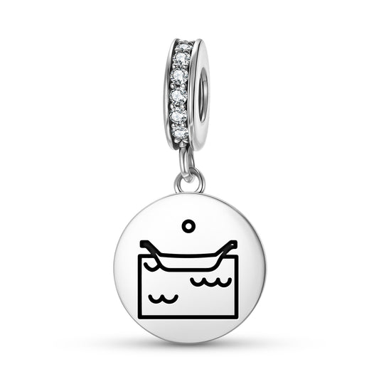 Rapa Nui canoe Easter Island Rapa Nui Symbols Pendant Dangle Charm