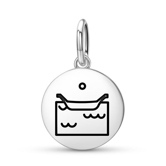 Rapa Nui canoe Easter Island Rapa Nui Symbols Pendant Dangle Charm