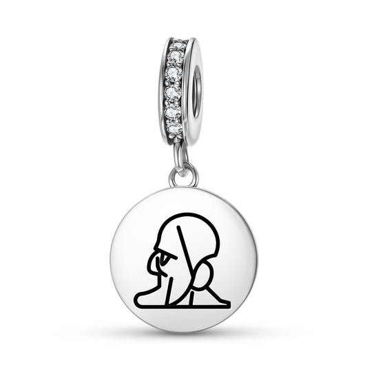 Moai kavakava Easter Island Rapa Nui Symbols Pendant Dangle Charm