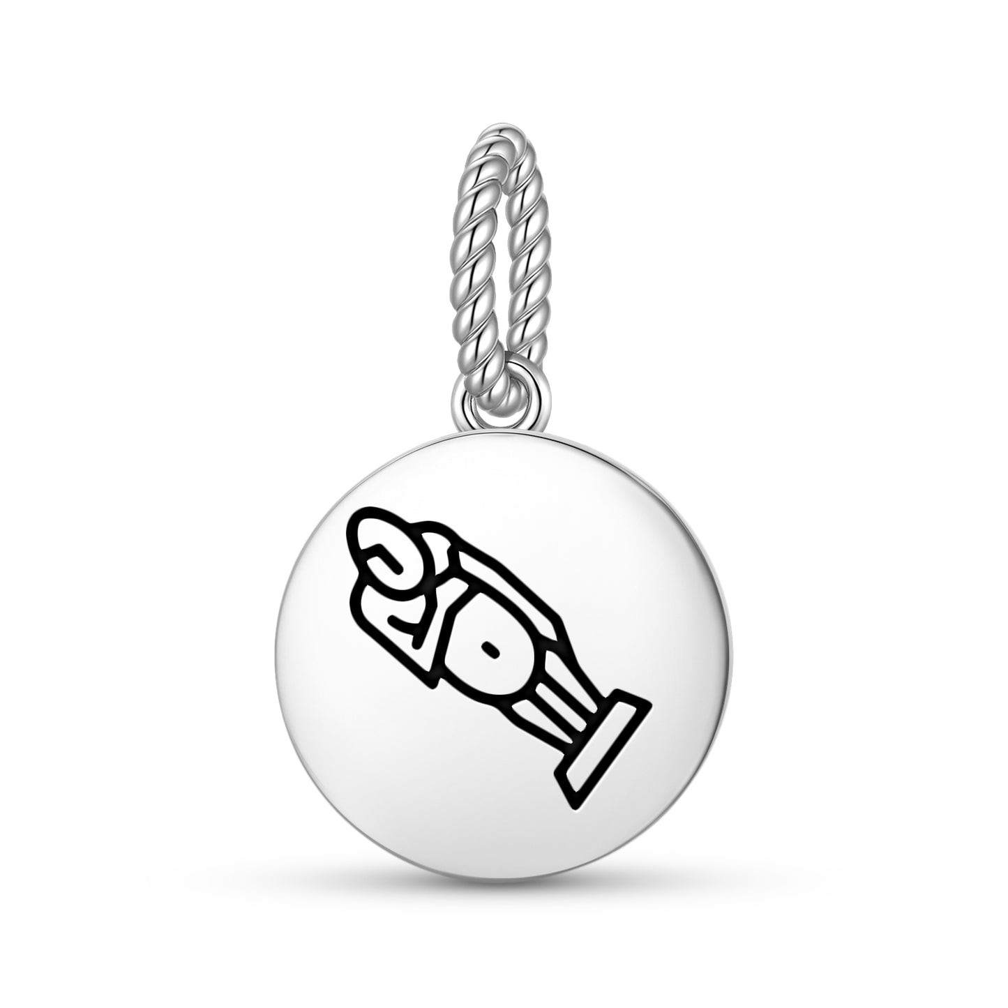 Moai papa Easter Island Rapa Nui Symbols Pendant Dangle Charm