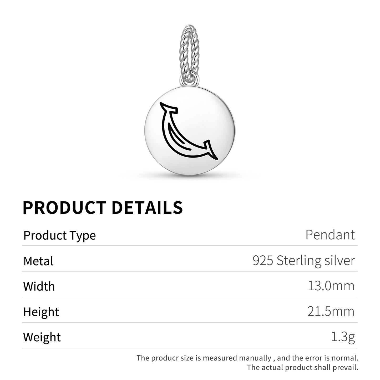 Reimiro Easter Island Rapa Nui Symbols Pendant Dangle Charm