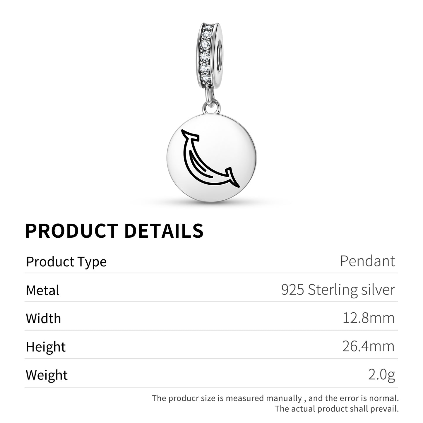 Reimiro Easter Island Rapa Nui Symbols Pendant Dangle Charm