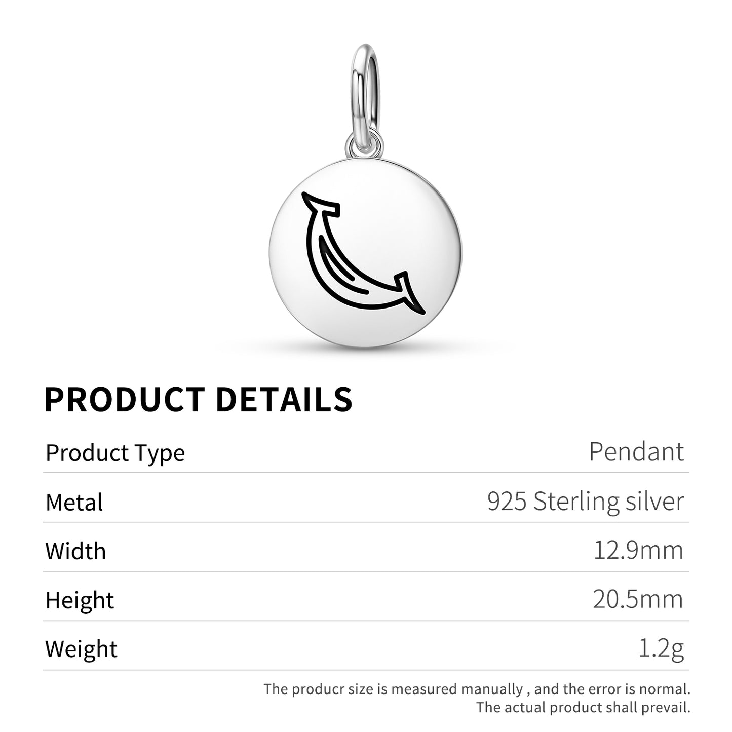 Reimiro Easter Island Rapa Nui Symbols Pendant Dangle Charm