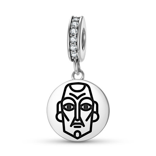 Moai tangata Easter Island Rapa Nui Symbols Pendant Dangle Charm