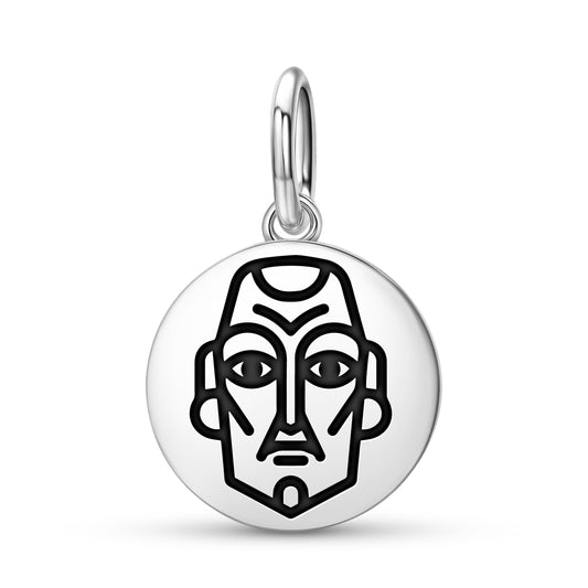 Moai tangata Easter Island Rapa Nui Symbols Pendant Dangle Charm