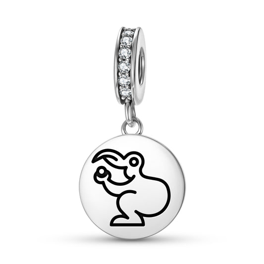 Moai tangata manu Easter Island Rapa Nui Symbols Pendant Dangle Charm