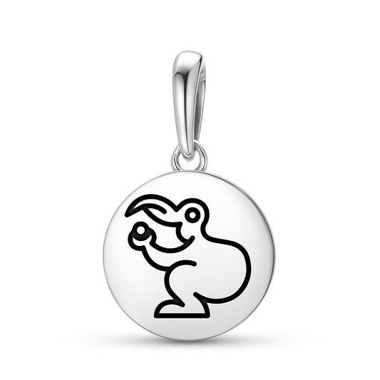 Moai tangata manu Easter Island Rapa Nui Symbols Pendant Dangle Charm