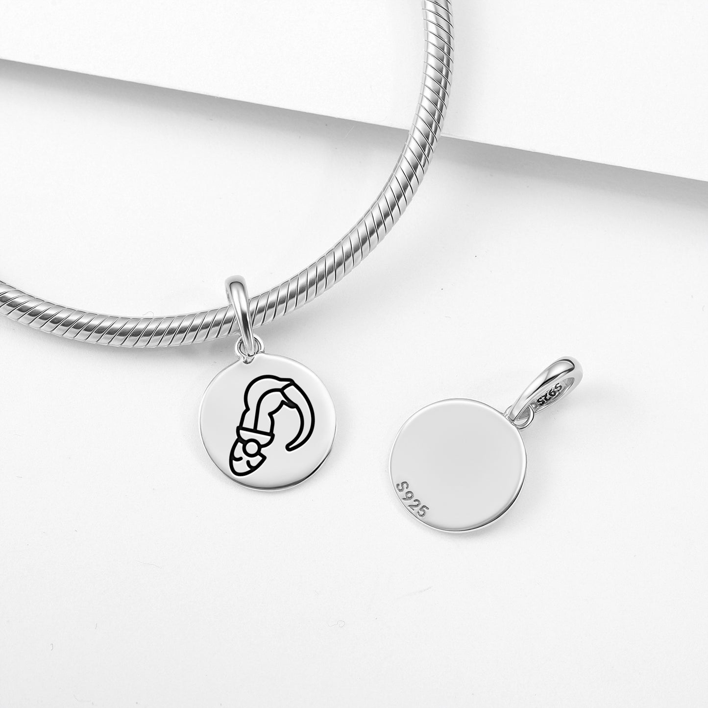 Moai moko Easter Island Rapa Nui Symbols Pendant Dangle Charm