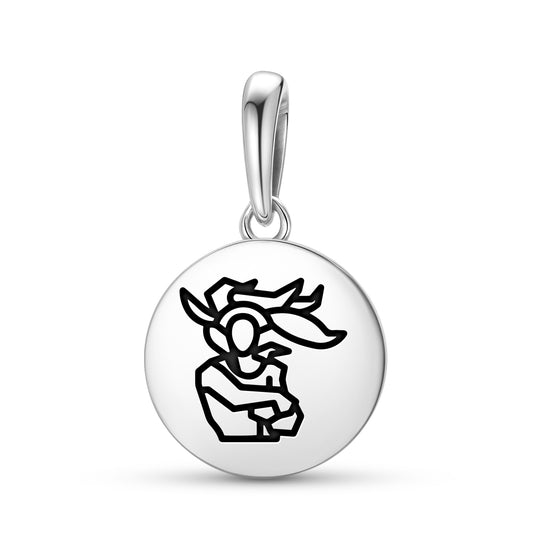 Rapa nui man Easter Island Rapa Nui Symbols Pendant Dangle Charm