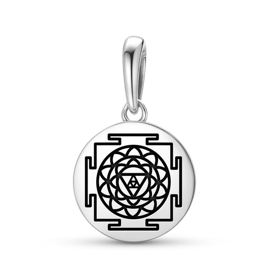 Kanakdhara Yantra Yantra Symbols Pendant Dangle Charm