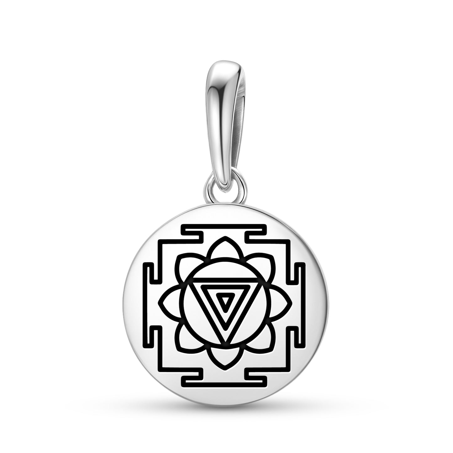 Kali Yantra Yantra Symbols Pendant Dangle Charm