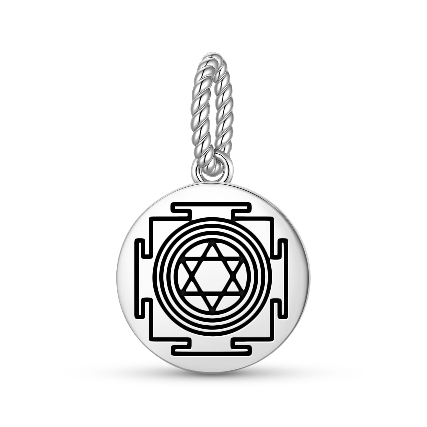 Shani Yantra Yantra Symbols Pendant Dangle Charm